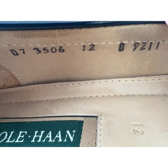 Cole Haan Pinch Men's Tassel Loafers Shoes Size 12 B Leather Black - Picture 11 of 11